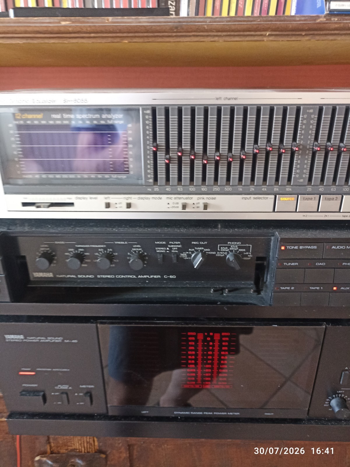 amplificatore hi fi usato YAMAHA Pre C60 e finale C45