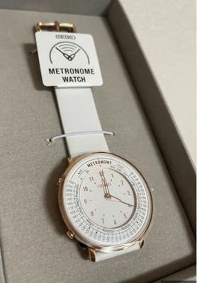 WHITE SEIKO Metronome Watch Standard Line SMW002A NEW FROM JAPAN