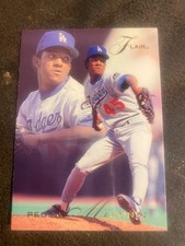 1993 Fleer FLAIR PEDRO MARTINEZ ROOKIE BASEBALL CARD DODGERS HOFer NR/MT