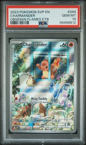 2023 POKEMON SVP EN-SV BLACK STAR PROMO #044 CHARMANDER PSA 10