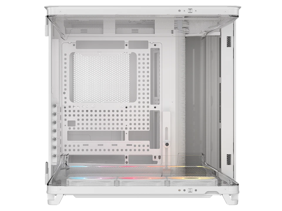 Corsair AIR 5400 RS-R ARGB Triple Chamber Mid-Tower PC Case-White with 3x RS-R 1 - Image 4 of 4