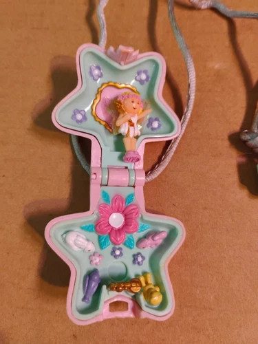 1992 polly pocket locket necklace vintage Fairy Garden