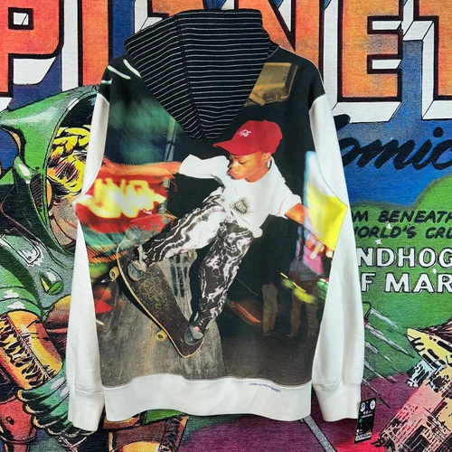 Sweat à capuche Supreme X CDG 2014 Harold Hunter Box logo taille L