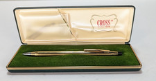 Vintage Cross Century 10K Gold Filled Ballpoint Pen Box Papers USA