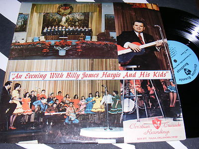 Patriotic EVANGELIST Oddity LP EVENING WITH BILLY JAMES HARGIS John Bircher 1971