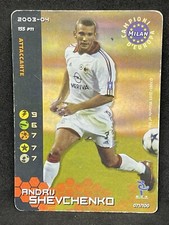 FOOTBALL CHAMPIONS TCG 2003-04 ANDRIJ SHEVCHENKO HOLO 071/100 PL