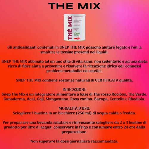THE MIX SNEP - DETOX, DRAINAGE, ANTI-CELLULITE, ANTIOXIDANT | 120g, 60 SERVINGS - Picture 3 of 3