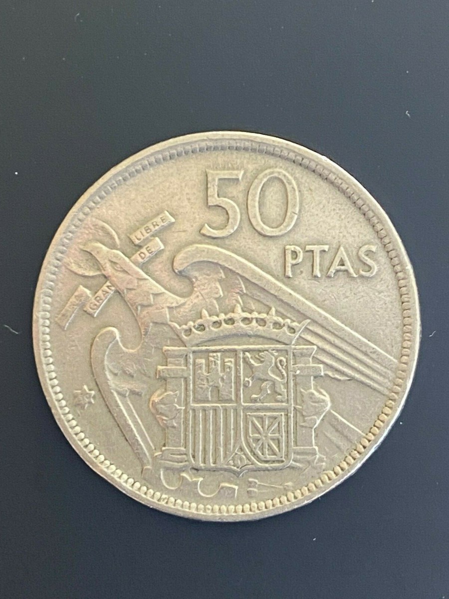 1957 (59) Spain Francisco Franco 50 Pesetas Coin | eBay