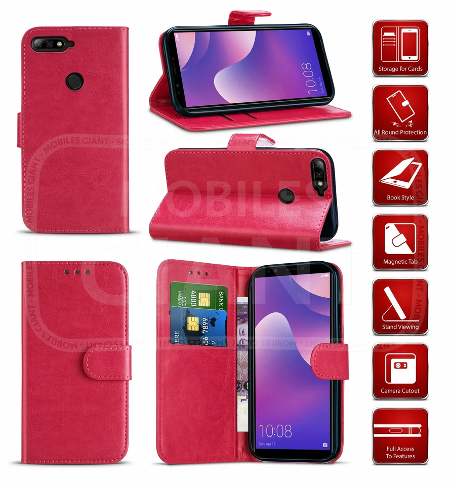 For Motorola Droid Turbo 2 Wallet Case Card Slot Book Cover Leather Phone Case - Image 3 of 4