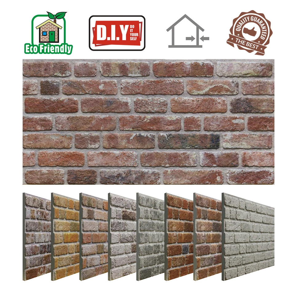 Backsteinoptik Klinkeroptik 3D Wandpaneele wandverkleidung steinoptik wanddekor - Bild 4 von 4