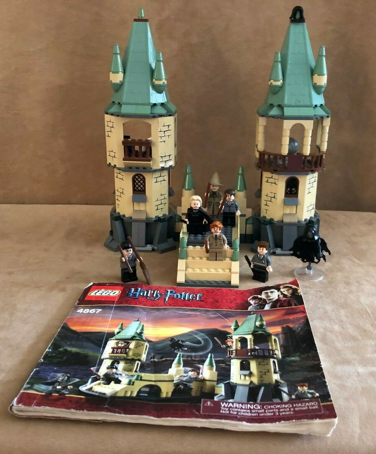 4867 Lego Complete Harry Potter Hogwarts minifigures instructions Prof Lupin