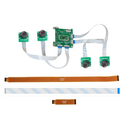 ArduCam Global Shutter Color Quad-Camera Kit