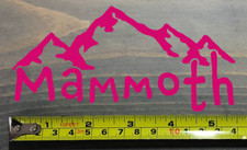 Mammoth Sticker Decal Mountain Ski 5.5" California Lakes Snowboard Pink June