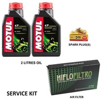Service Kit For Yamaha YFA1 125 Breeze 2000-2004 (Oil, Spark Plug, Air Filter)