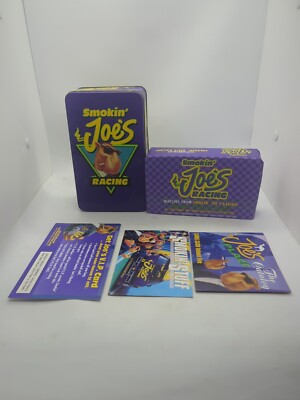 NEW Camel Tobacco Smokin' Joe's Racing Tin W/ 50 Book Matches & Inserts 1994