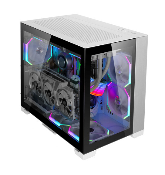 Lian Li O11-Dynamic-mini Mini Tower Bianco (Lian Li O11 Dynamic Mini Midi-Tower