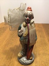 statuina pagliaccio porcellana vintage Ledina Diane fatta a mano