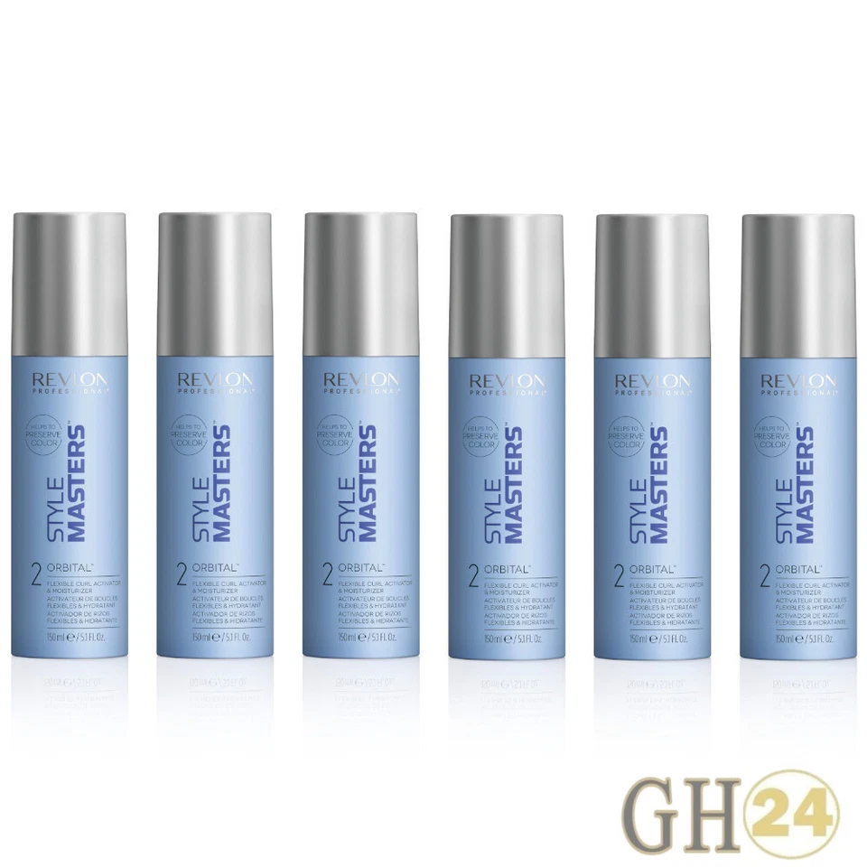 6x Revlon Style Masters Curly Orbital 150ml