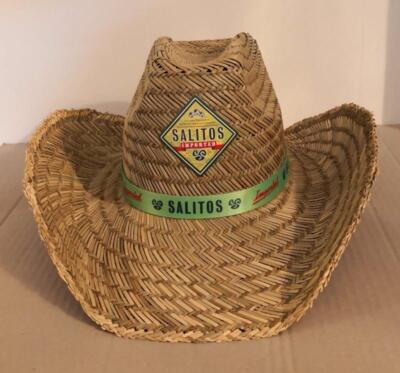 2 Salitos Strohhüte, Sonnenhut,Sommer, Party, Salitos Imported, grün, 2 Stk, Neu