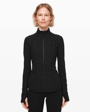 LULULEMON DEFINE JACKET LUXTREME IN FORMATION CAMO DEEP COAL MULTI SIZE 10 NEW