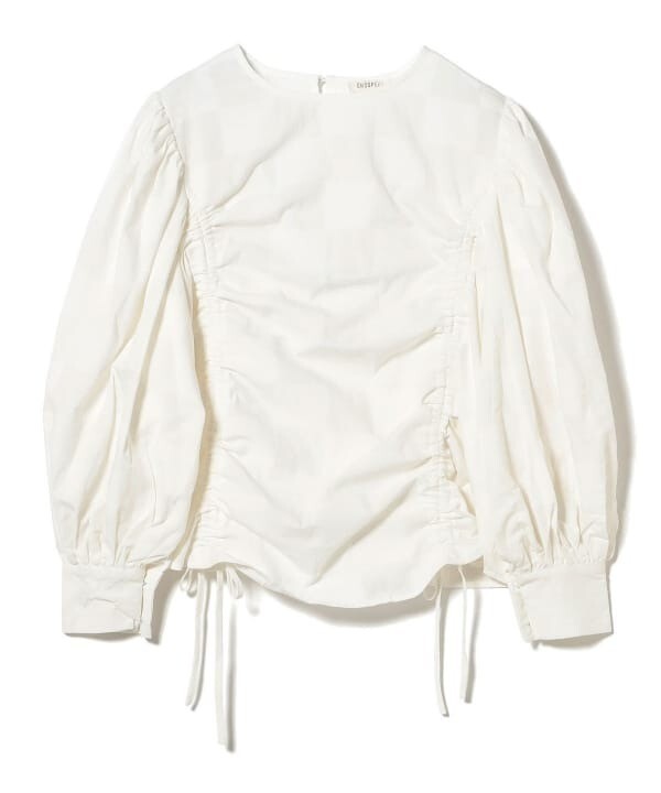 ASK availability First) BEAMS GHOSPELL Claire Ruched Top NEW