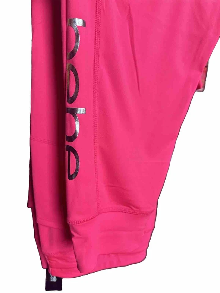 New Women’s BEBE SPORT Jogger Pants 3X Pink with Triple Logo Stylish Athletic - Image 2 of 4