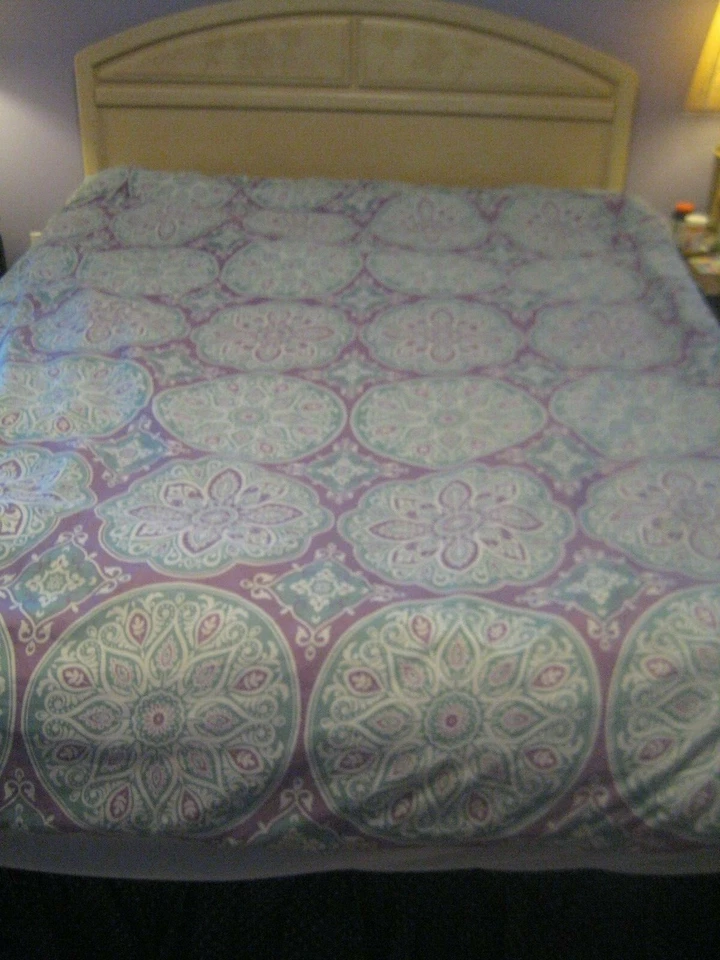 Veronica 5 pc set reversible X Long Twin edredón edredón a juego almohadas sábanas Foto 3 de 4