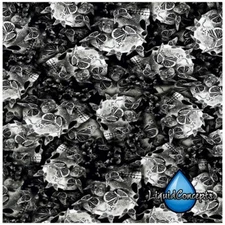 Hydrographic Film | Hydro Dip Film | Skullflutter  19" x 7 Feet