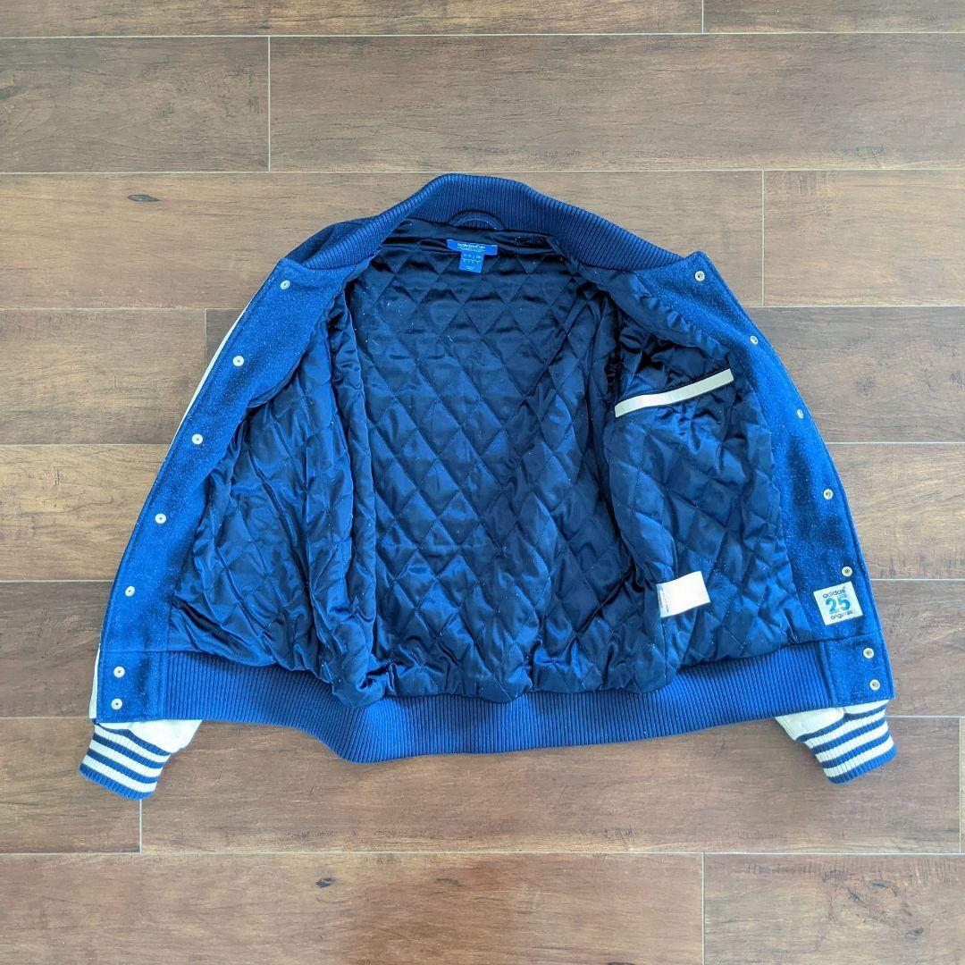stadium jacket with leather sleeves, 25th anniversary adidas stadium jacket with leather sleeves, 25th anniversary adidas