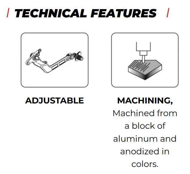 Palanca De Freno Trasero Puig Negra Yamaha MT-07/XSR 700/Tracer 7 21 - 24 - Imagen 2 de 4