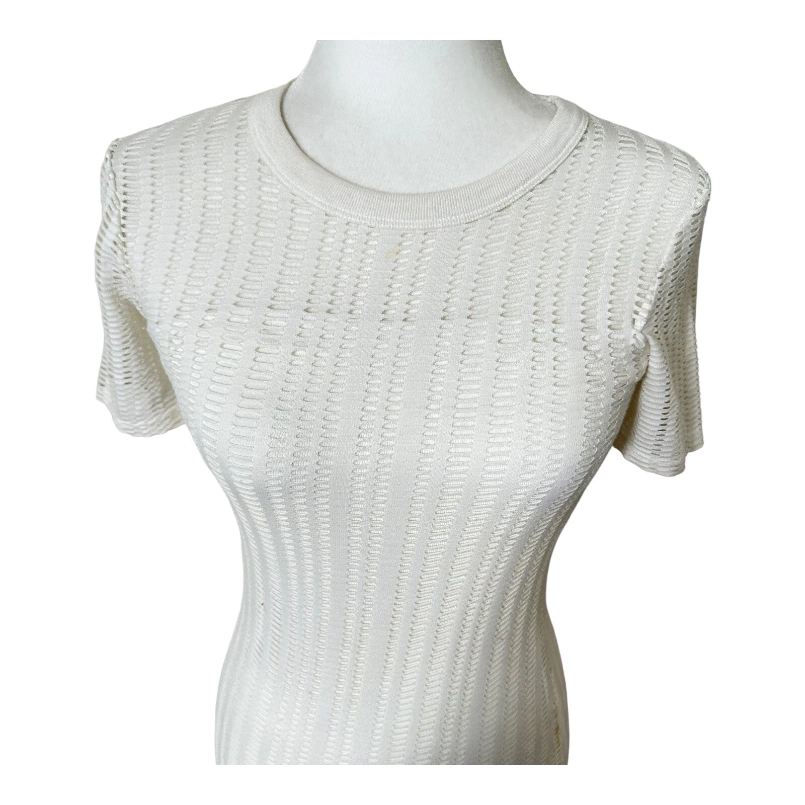 T Alexander Wang tubino mini abito traforato taglia XS