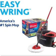 EasyWring Microfiber Spin Mop with Bucket Sys...