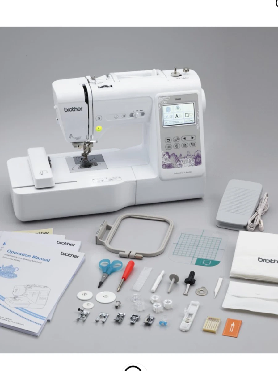 Brother SE600 Computerized Sewing and Embroidery Machine