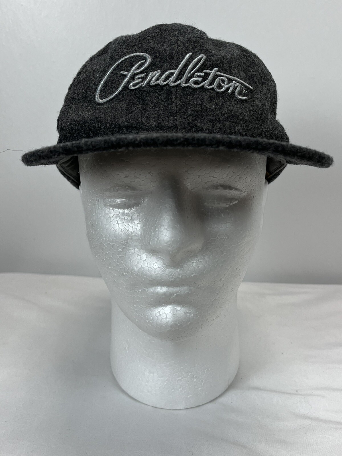 Pendleton 100% Wool Baseball Hat Cap Gray - image 1