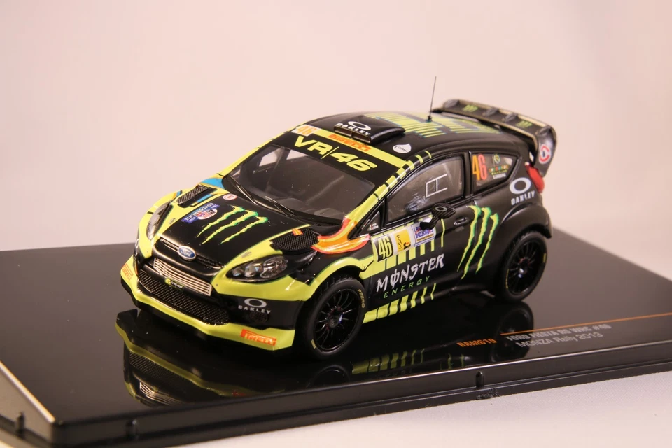 IXO SCALA 1:43 VALENTINO ROSSI MODELLINO AUTO FORD FIESTA WRC RALLY MONZA 2013 - Immagine 2 di 4