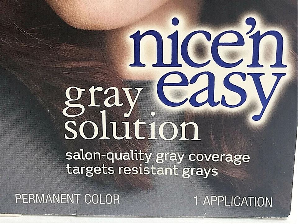 Lot of 3 Clairol Nice 'N Easy Gray Solution, #5R Medium Auburn Discontinued NOS - Image 4 of 4