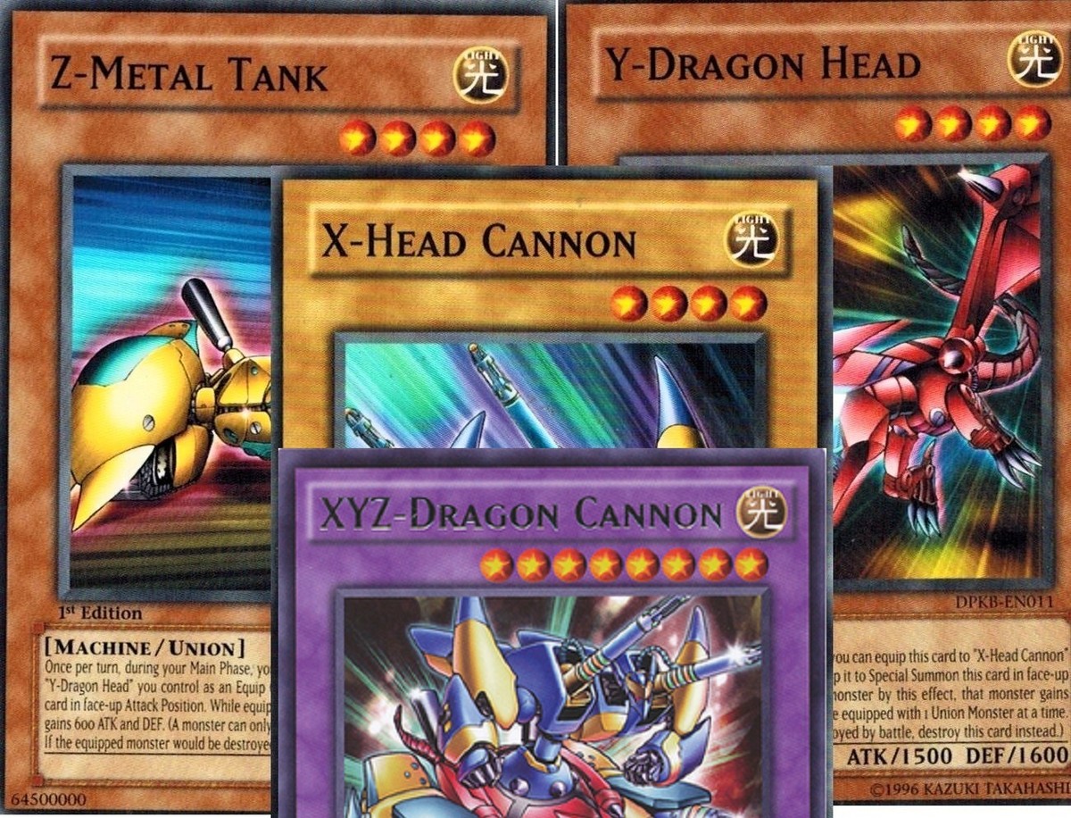 Super* XYZ Fusion: Set of 4(X Head Cannon-Y Dragon-Z Metal