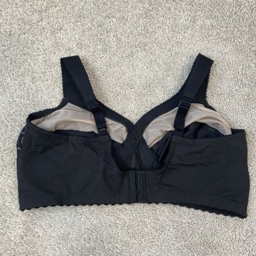 Glamorise Magiclift Cotton Support Bra Black 42DD - 第 4/6 張圖片