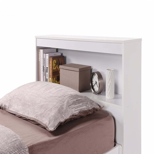 Twin Storage Bed Frame With Headboard 3-Drawer Wood Mattress Not Included - Picture 6 of 16