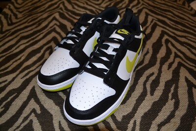 Men's Nike Dunk Low Retro White/Bright Cactus-Black (DV0833 110)