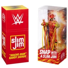 WWE Elite Macho Man Randy Savage SLIM JIM Action Figure SDCC 2019 Exclusive NEW