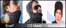 New Black CS Warm Full Face Cover Winter Ski Mask Beanie Hat Scarf Hood