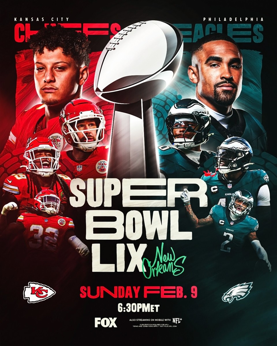 Vs Philadelphia Eagles Where To Watch The Chiefs Super Bowl 2025