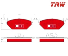 Brake pad set, disc brake DTEC COTEC TRW GDB1984DTE