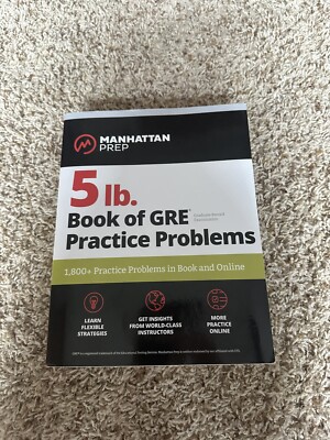 5 lb. Book of GRE Practice Problems