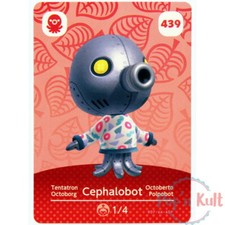 Carte Amiibo Animal Crossing 439 Octoborg / Cephalobot [EUR] Série 5 Near Mint