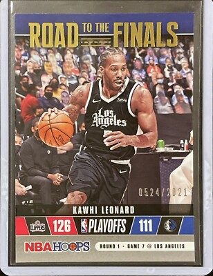 Kawhi Leonard - 2021-22 NBA Hoops - Road to the Finals - Numbered /2021