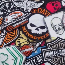 Motorcycle Racing Biker Big Sew on Iron Embroidered Patch Logo Shield Wholesale