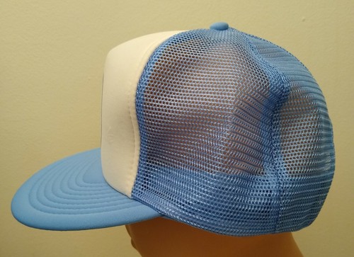 De colección 1987 Snapback Malla Camionero Gorra Gorra Gering Nebraska Centenario Azul Nuevo de Lote Antiguo - Imagen 4 de 7