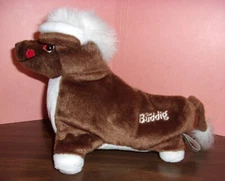 Animal Fair - Carl Buddig Bull  Plush Stuffed Animal Advertising  Bull - 7" long